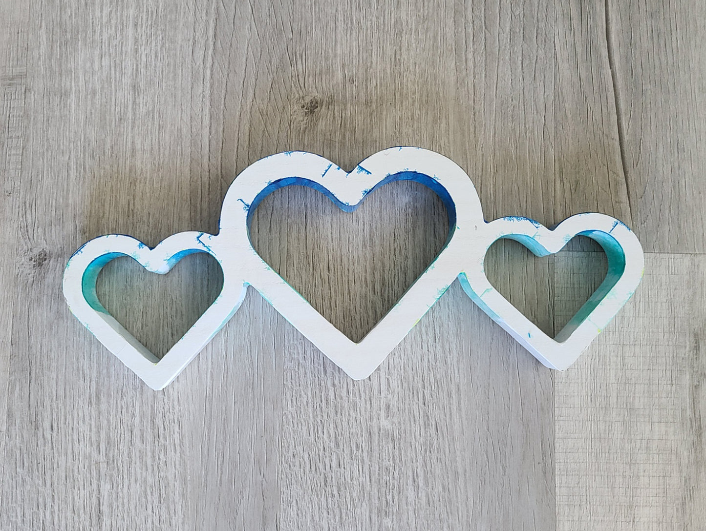 Three Hearts Ocean Theme Stand Alone Artwork, Turtles