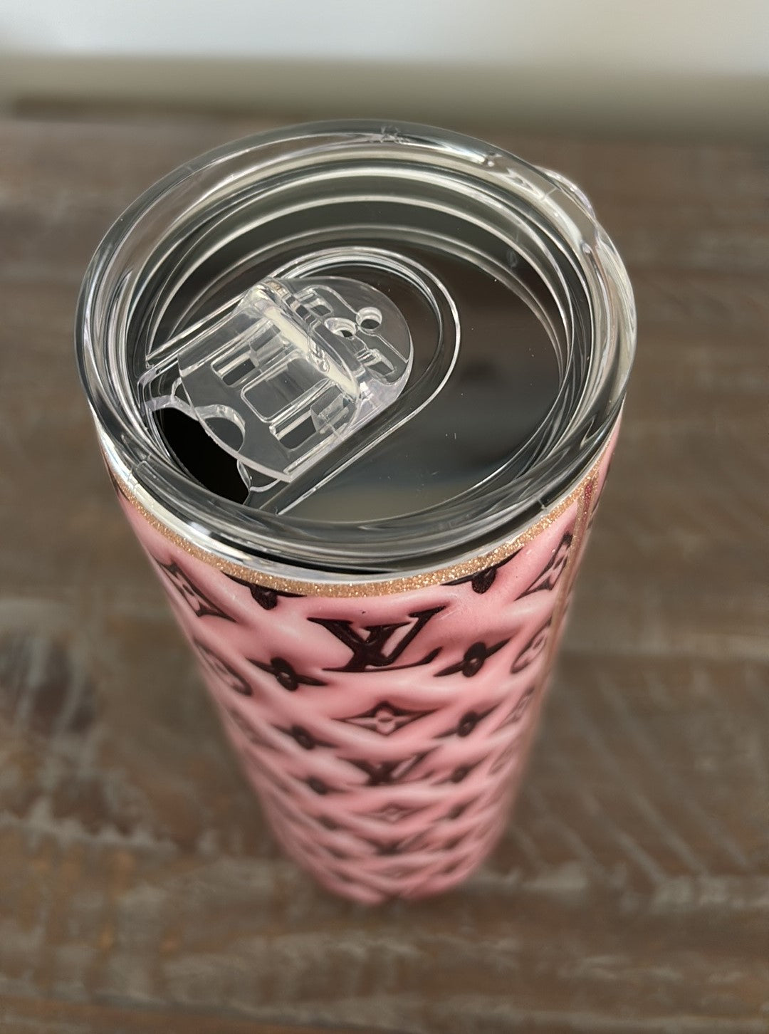 Puffy Look Luxury Design Travel Cup/Tumbler, Stainless Steel, Gift Box, Lid and Straw