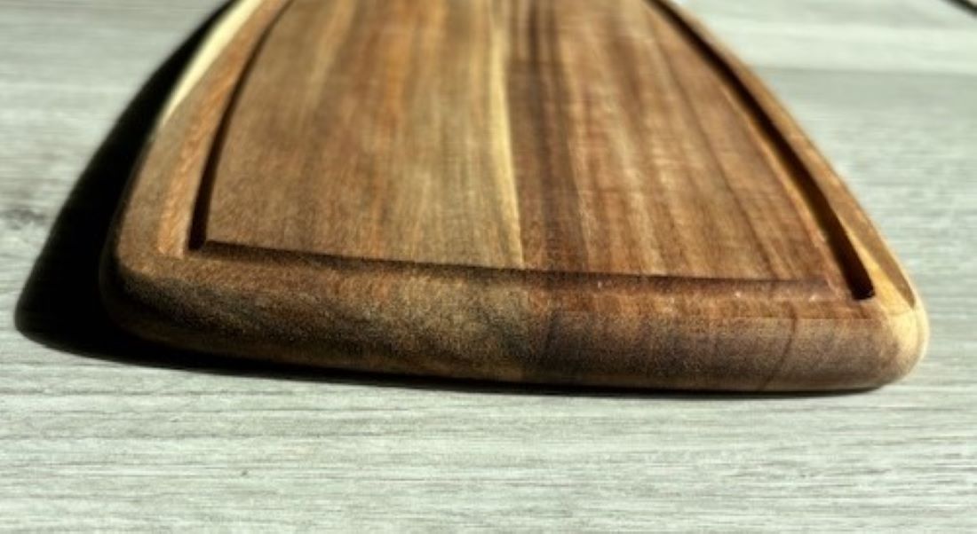 Acacia Wood Cutting Board with Ocean Theme