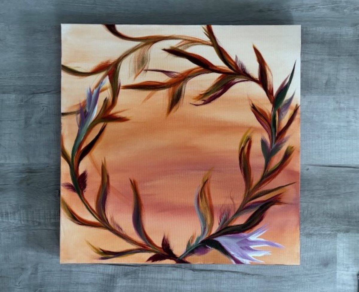 Original Artwork, Ring Around The Sunset, 24 x 24