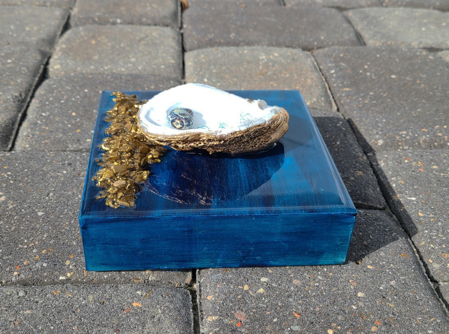 Seas The Day Wall Art, 3-Oyster Shell, Nautilus