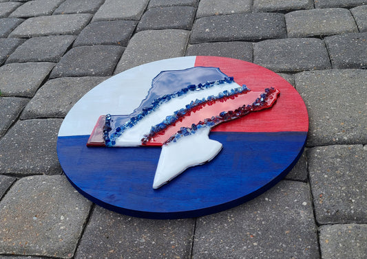 State of Texas, Geode Wall Art