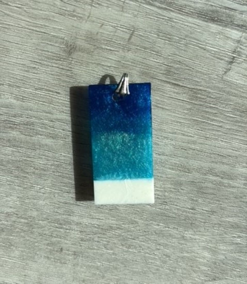 Rectangular Pendant, Ocean Theme, Turtles