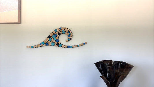 Wall Art, Wood Wave, Wood Slices