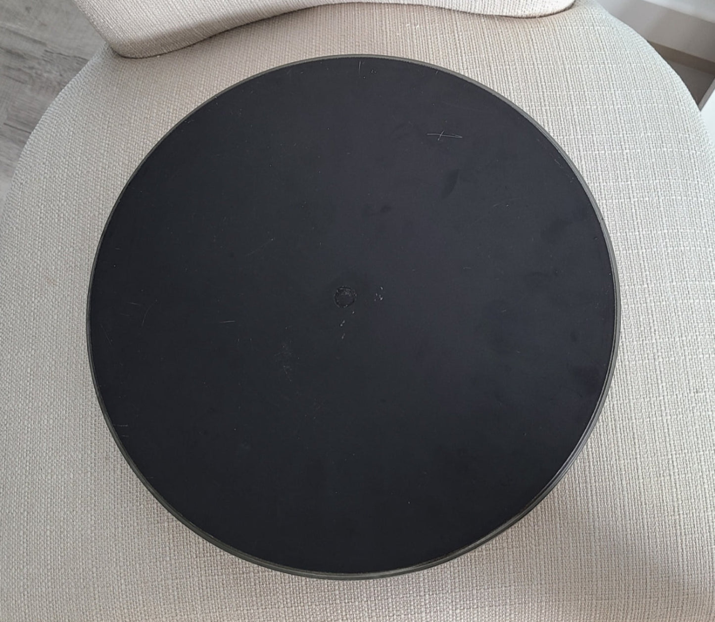 Black Sparkling Serving Tray, Blue, Gold and Green Resin