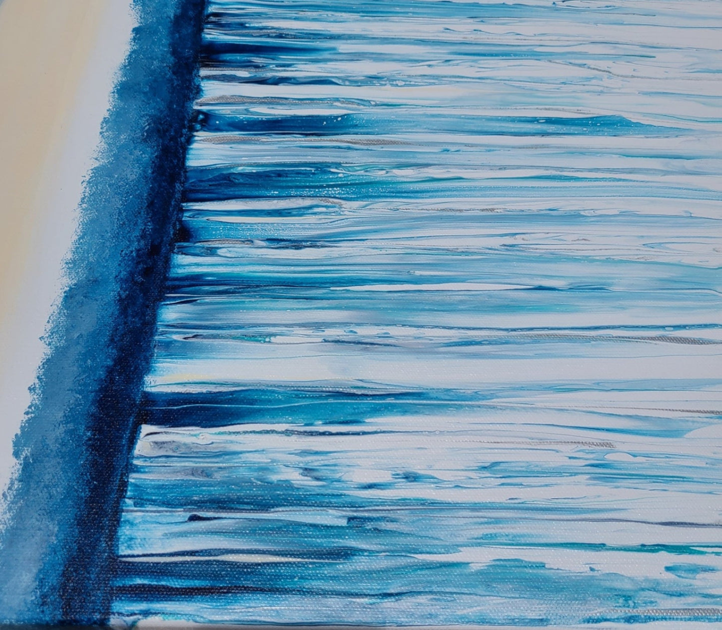 Over the Edge, Waterfall Swipe, Acrylic Wall Art