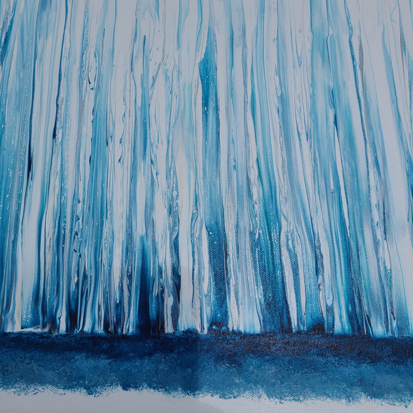 Over the Edge, Waterfall Swipe, Acrylic Wall Art