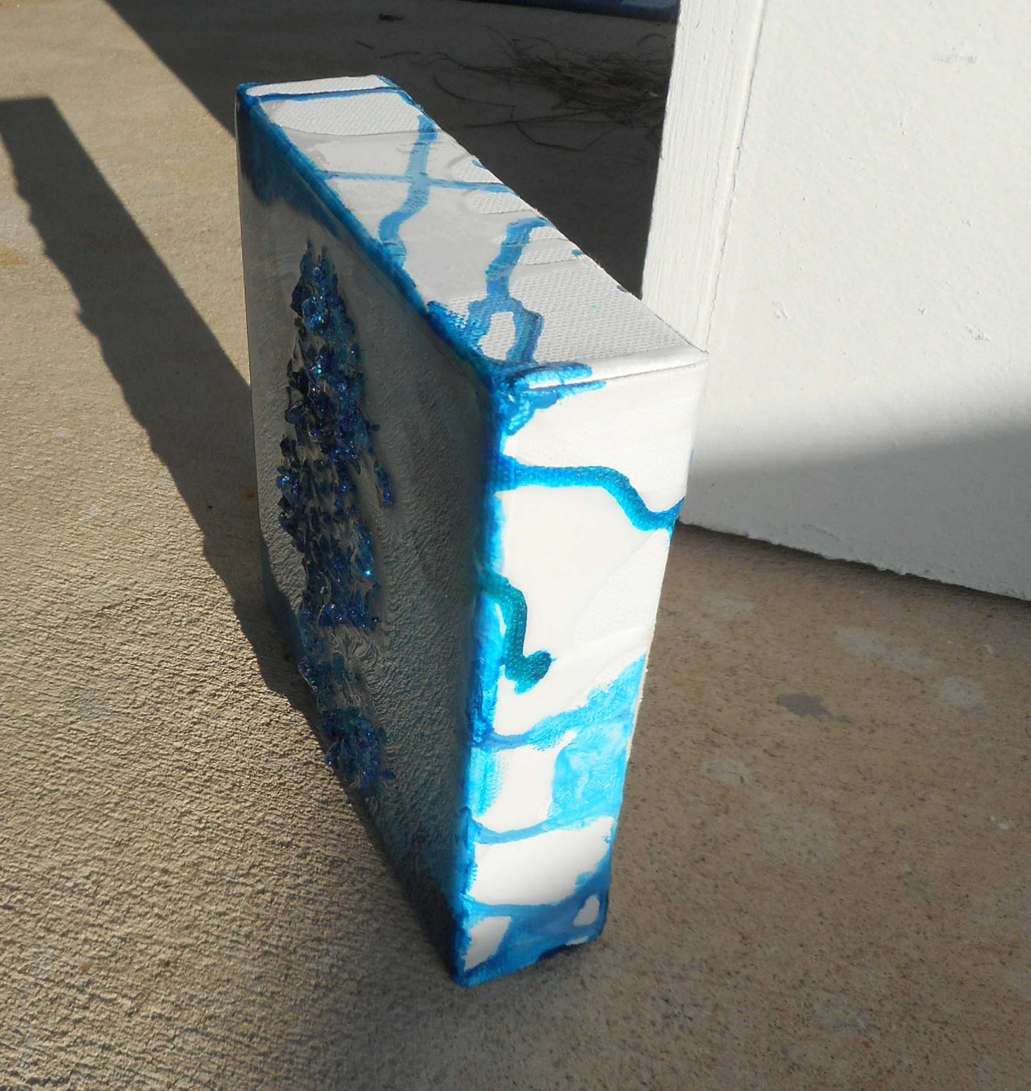 Mixed Media, 3-D Seahorse Wall Art, 6x6