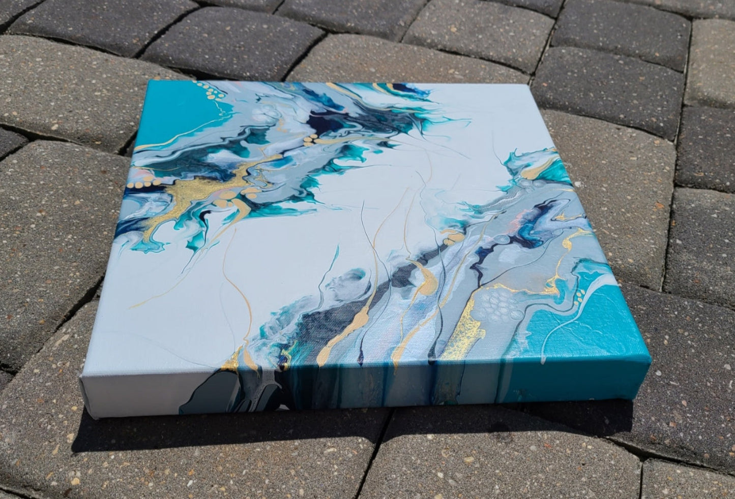 Come Together, Abstract Art, 12 x 12