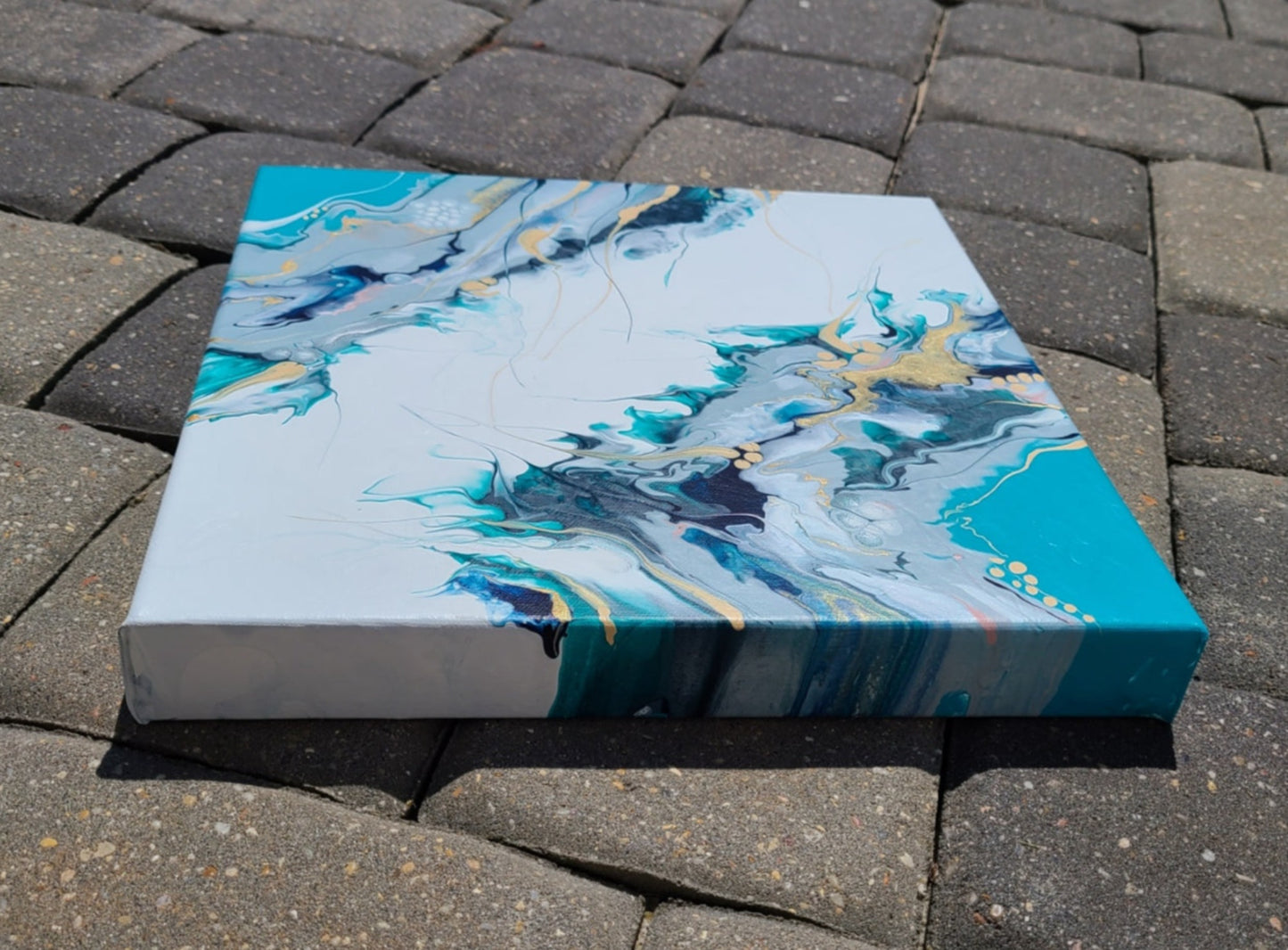Come Together, Abstract Art, 12 x 12