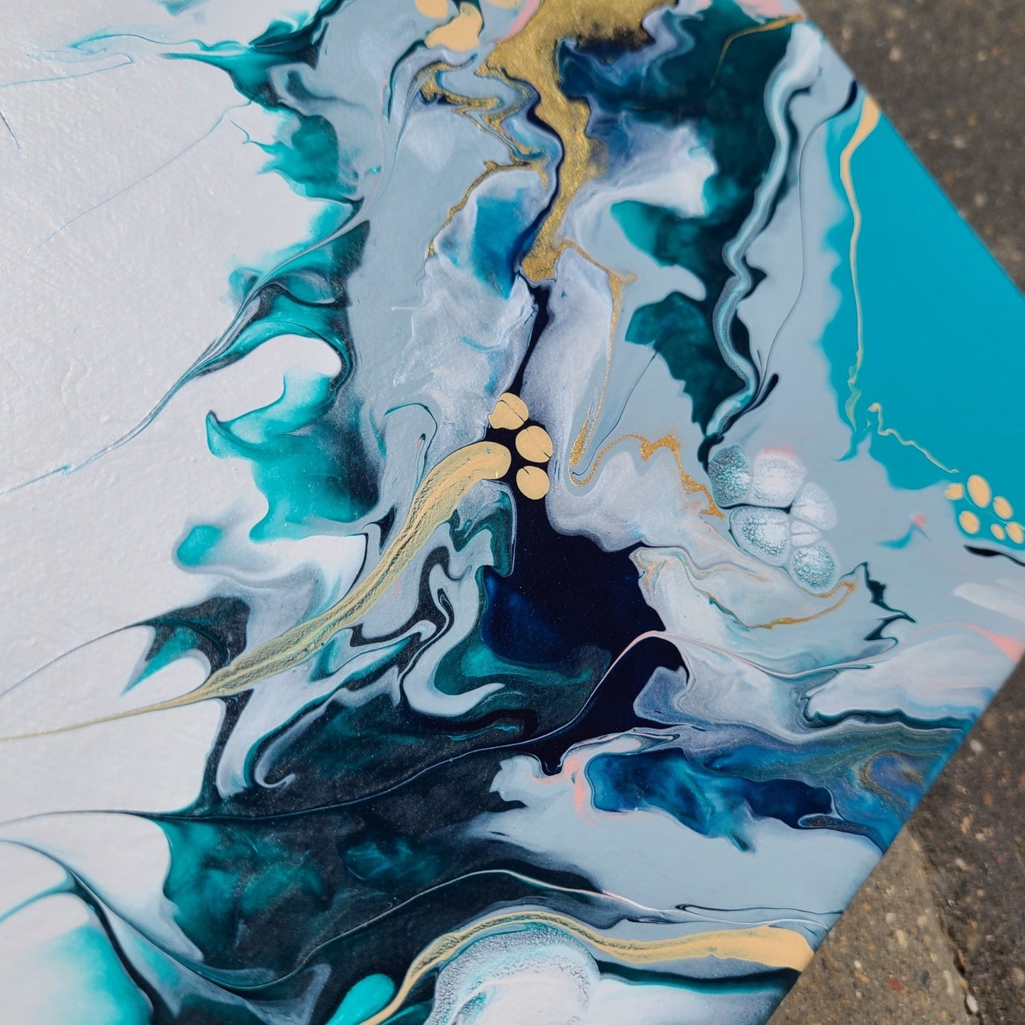 Come Together, Abstract Art, 12 x 12