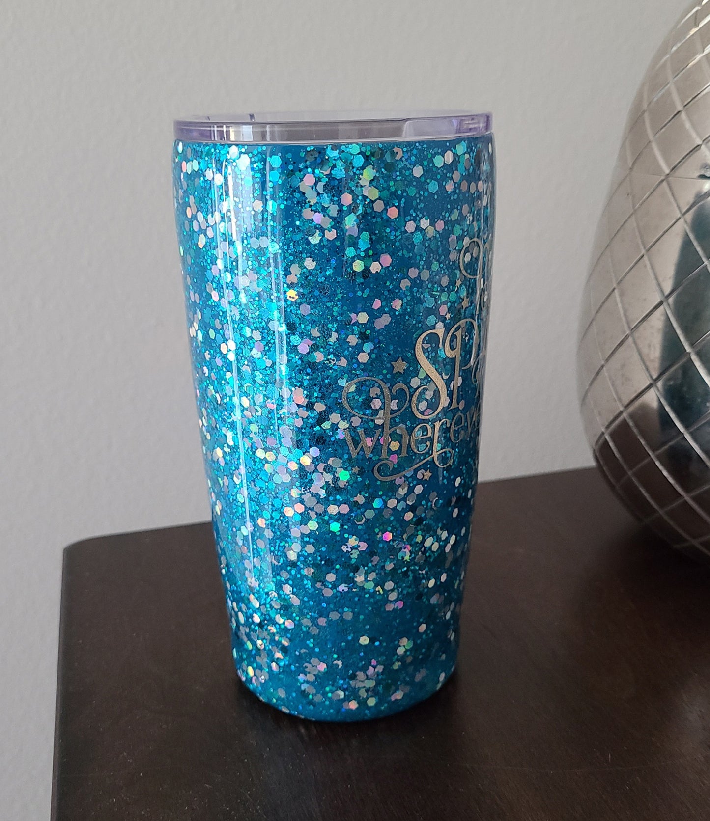 20oz Drinking Tumbler, Leave a Little Sparkle Wherever You Go