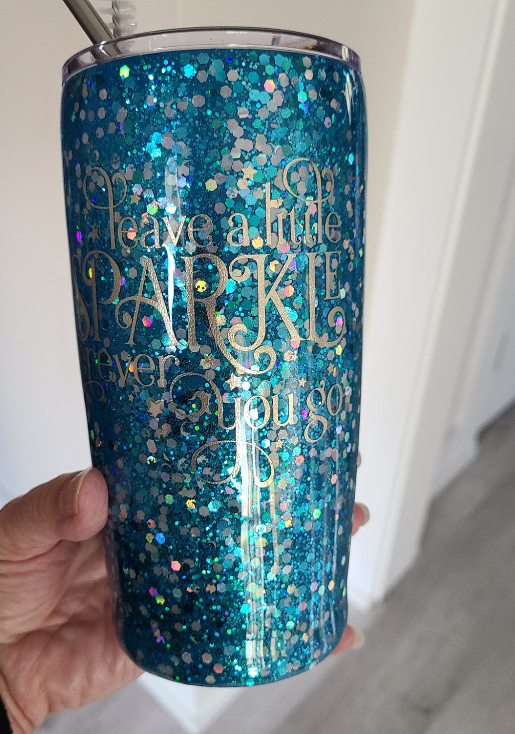 20oz Drinking Tumbler, Leave a Little Sparkle Wherever You Go