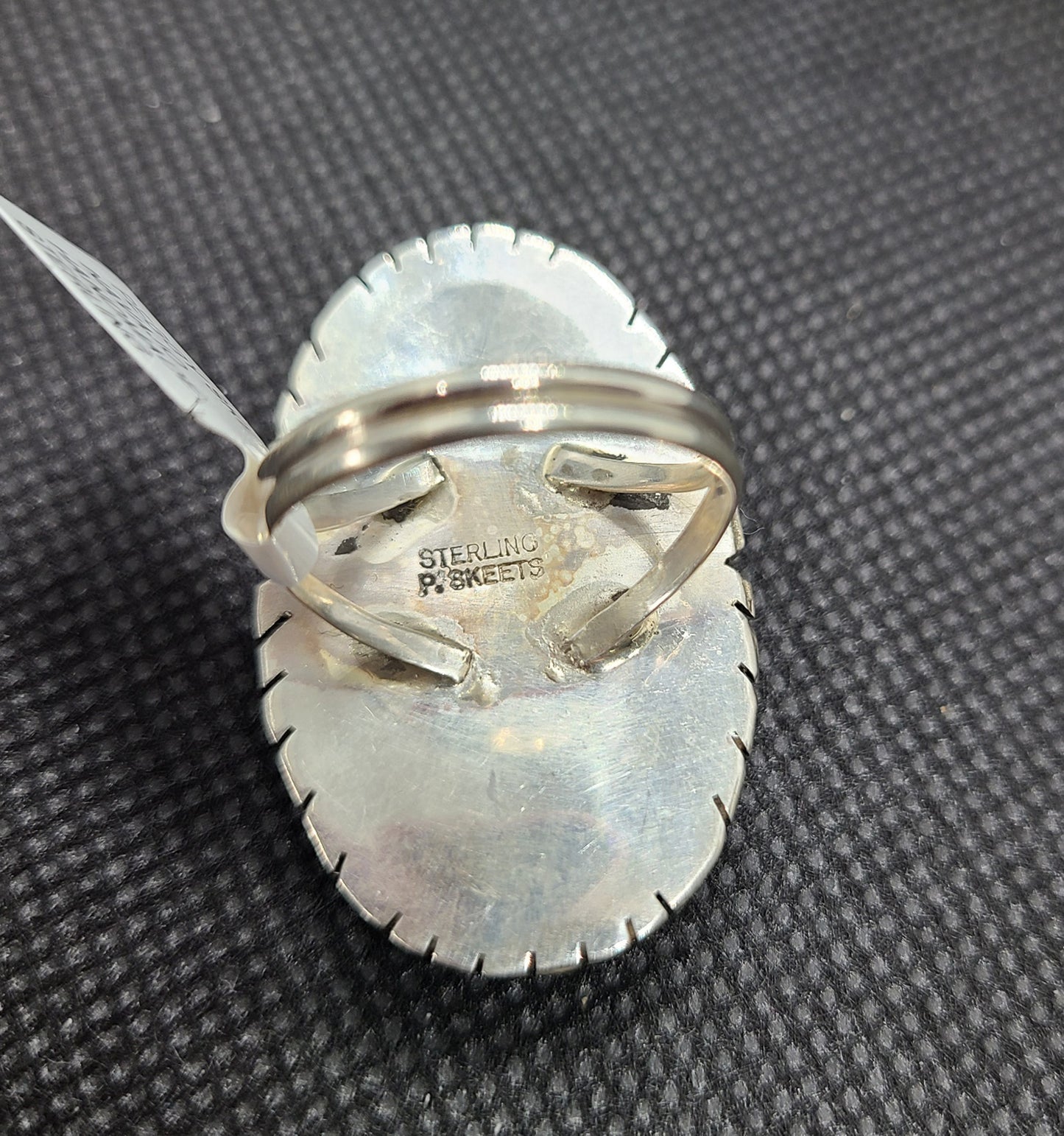 Royston Turquoise Ring, Large Oval, Size 8.5
