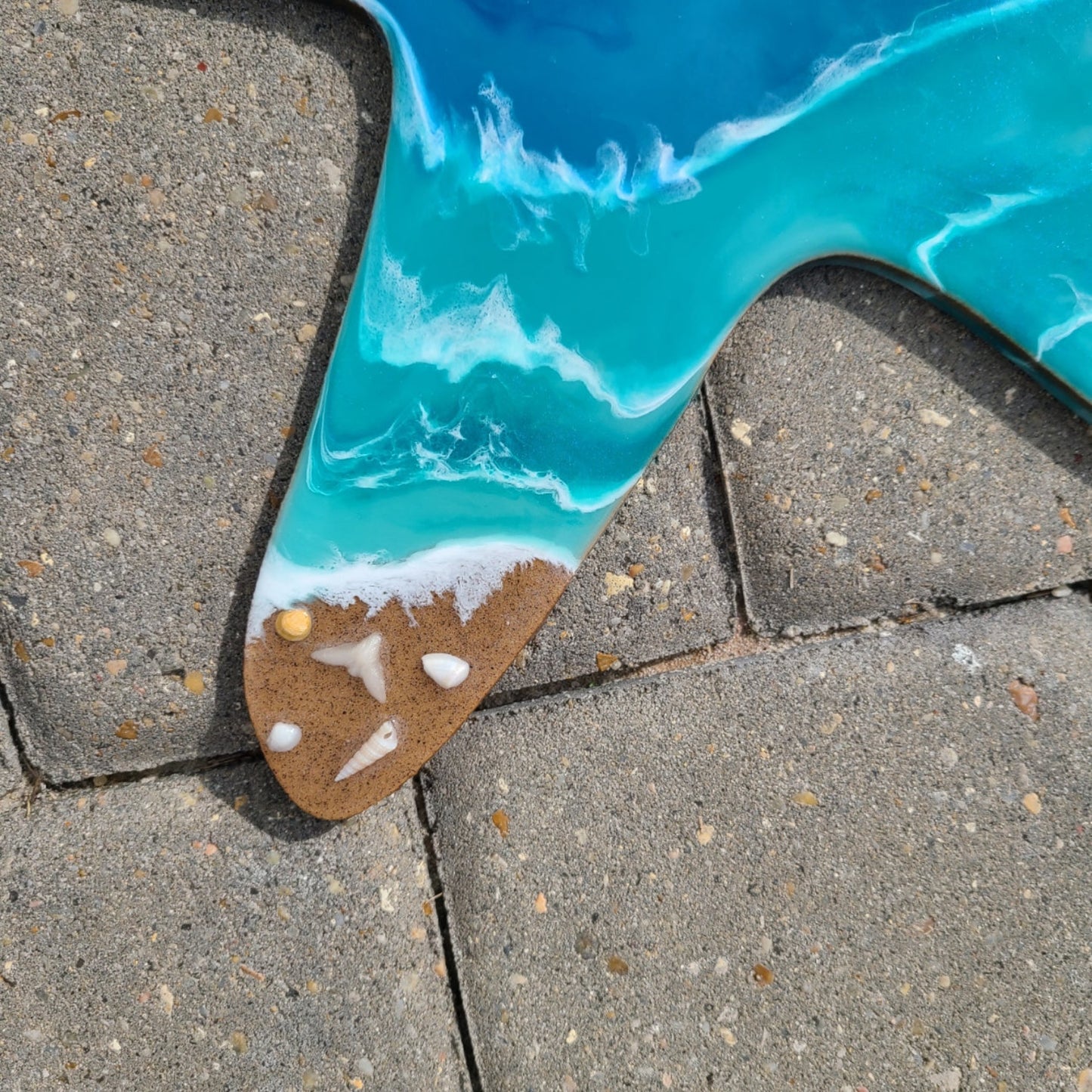 Starfish and Ocean, Beach, Wall Art