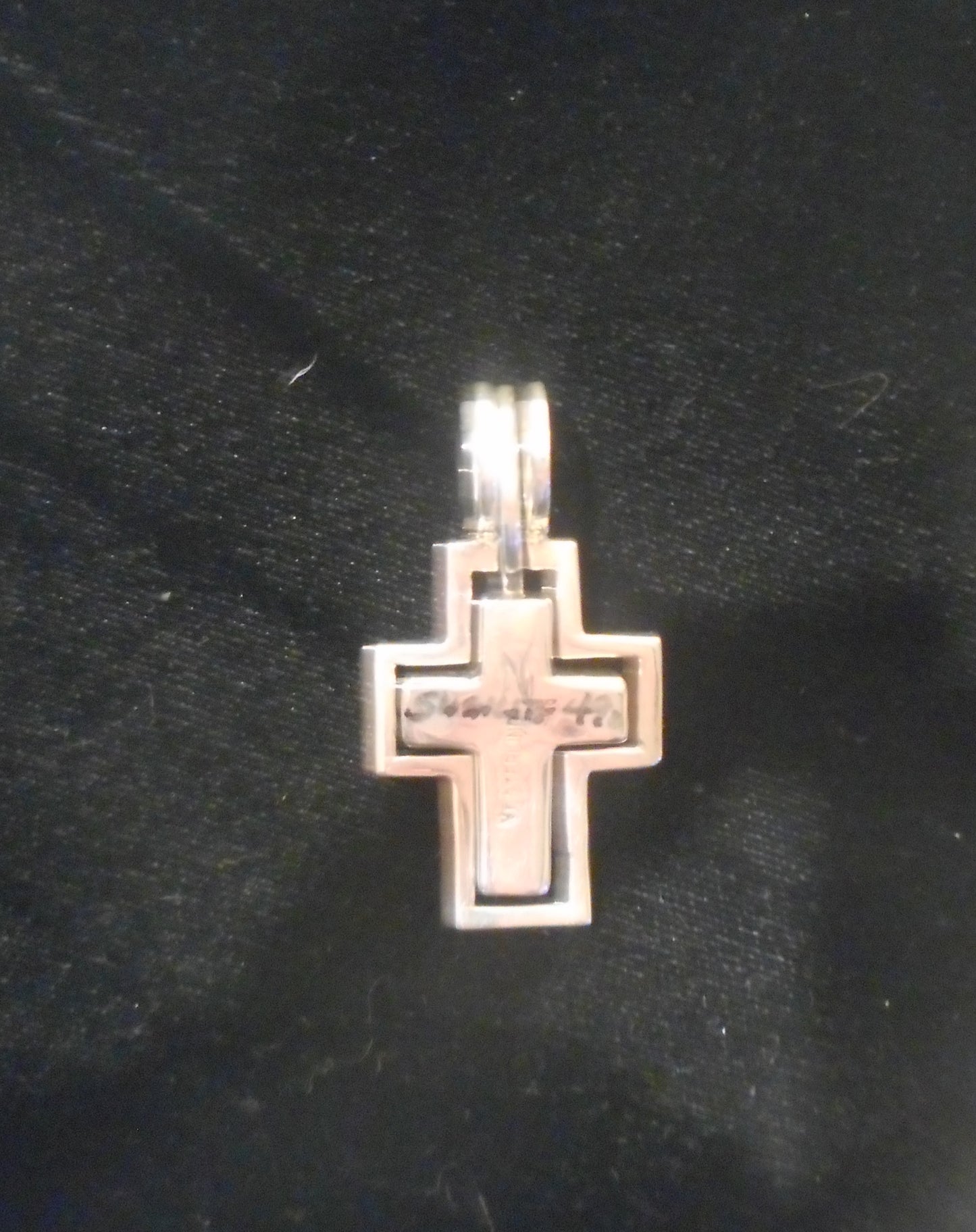 Sugilite Cross Pendant, Wearable 3 Ways