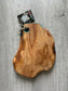 Olive Wood Live Edge Small Cutting Board, Ocean Waves