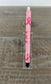 Breast Cancer Gel Pen, Pink Glitter and Resin