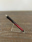 Bulldog Theme, Gel Ink Writing Pen, Black and Red