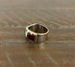 Inlay Ring, Unisex, Earth Tones, Size 8.5