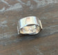 Inlay Ring, Unisex, Earth Tones, Size 8.5