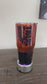 Tigers 30 oz. Stainless Steel Cup/Tumbler, Orange and Blue, Lid, Straw, Gift box