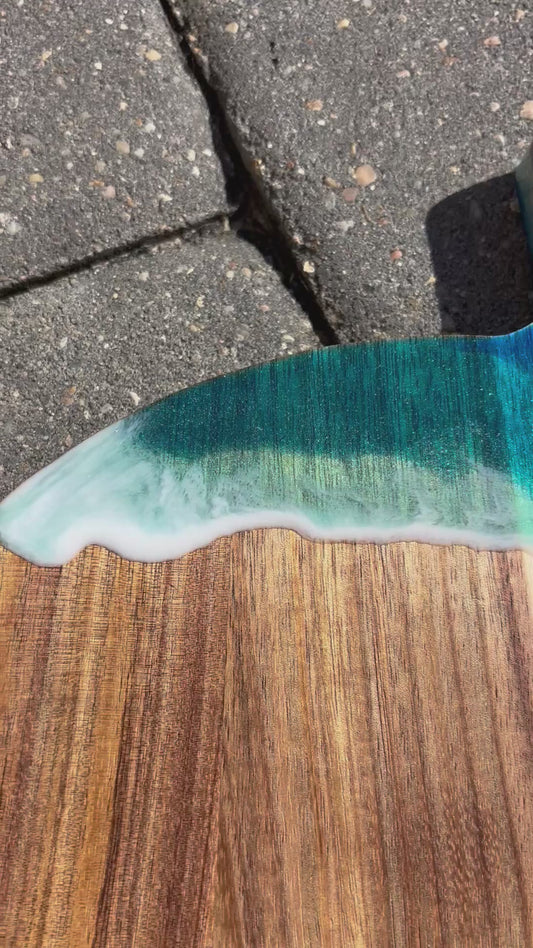 Whale Tale, Cutting/Charcuterie Board, Acacia Wood