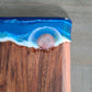 Ocean Wave With Shell Decal Cutting Board