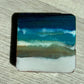 Square Wood Coasters, Ocean Theme, Set of 4