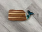 Whale Shaped Cutting or Serving Board, Resin Ocean Tail