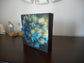 Metallic Sea Anemone, Acrylic on Canvas, 6x6