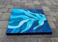 Water Dance, Aquatic Plants Dancing Underwater, Turquoise, Blue and White Original Wall Art