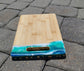 Small Bamboo Cutting Board With Ocean Theme