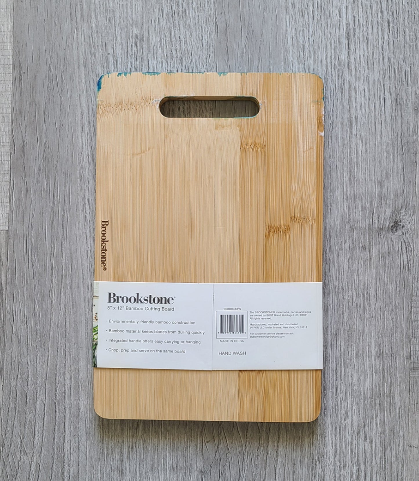 Small Bamboo Cutting Board With Ocean Theme