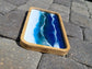 Small Bamboo Tray, Ocean Theme, Sparkling Waters