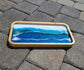 Small Bamboo Tray, Ocean Theme, Sparkling Waters