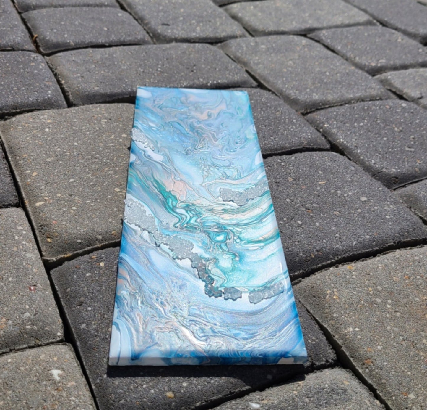 Crystal River, 13 x 4.25 inch Tile Wall Art