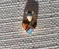 14kt Gold Inlay Native American Heart Pendant, Opal, Tiger's Eye