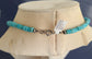 Kingman Turquoise Graduated Bead Necklace, Sterling Beads
