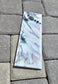 Rainbow Titanium Clouds, Wall Art on Tile, 13 x 4.25 Inches