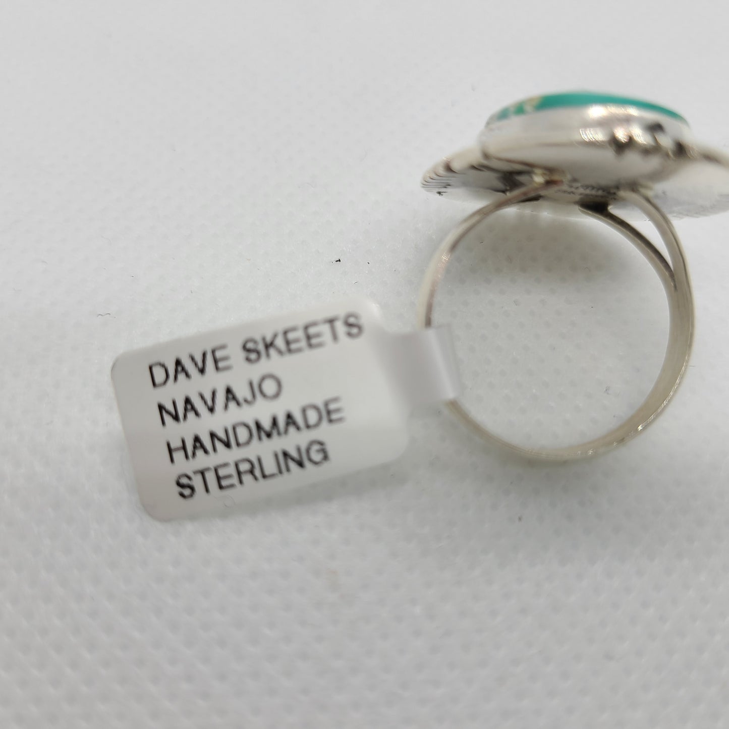 Large Oval Royston Turquoise Ring, Dave Skeets