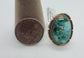 Sonoran Rose Turquoise, Sterling Silver, Navajo Artist, Dave Skeets