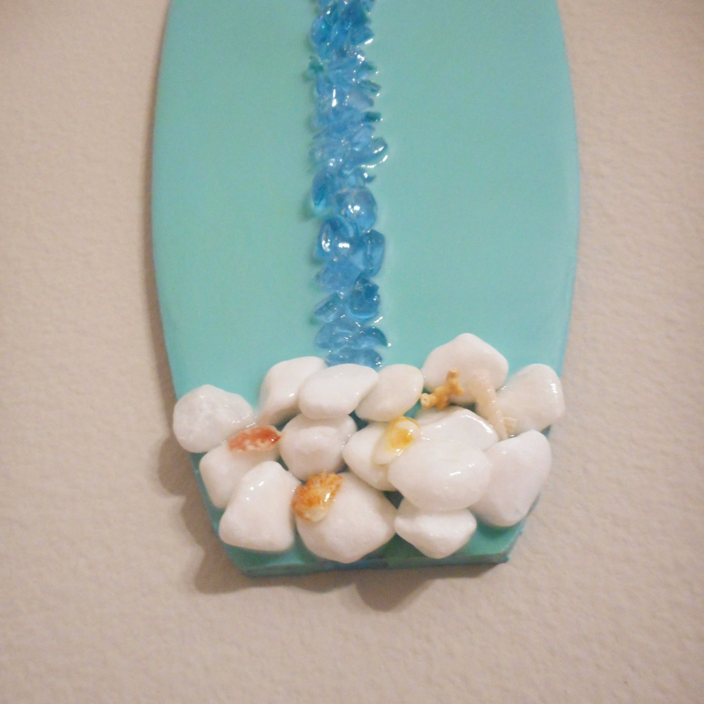 Surf's Up, Resin Surfboard Wall Art, 14 Inches